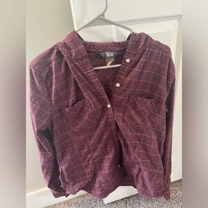 Mountain Hardwear Hooded lightweight flannel